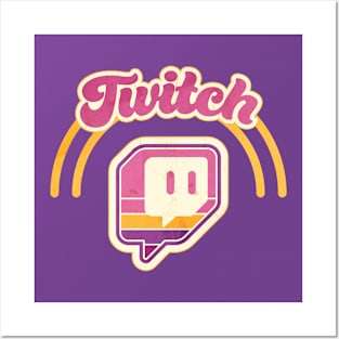 Twitch Merch - Vintage logo Posters and Art